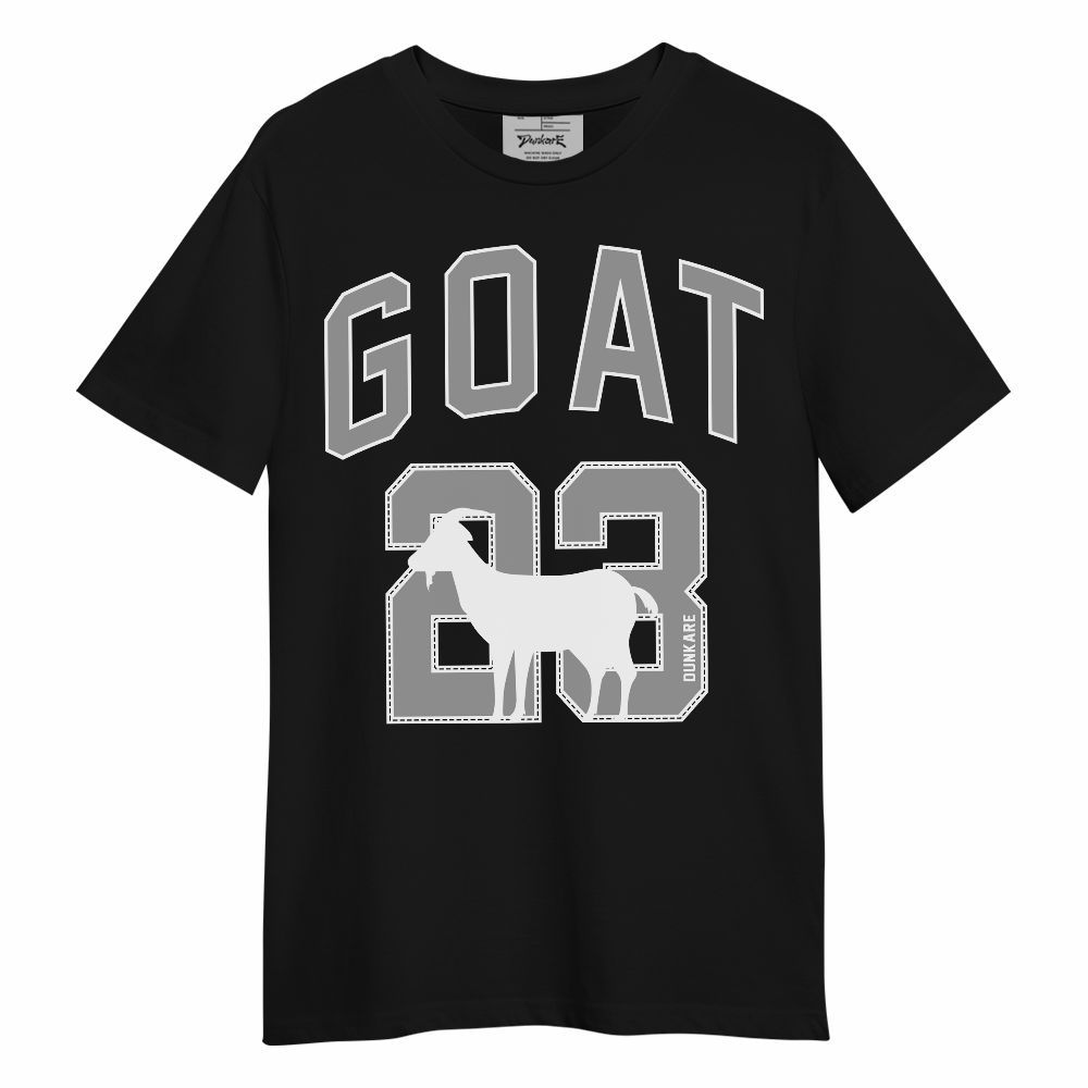 Shirt To Match Black Wolf Grey 12s - 90s Basketball G.O.AT Number 23 Unisex Shirt