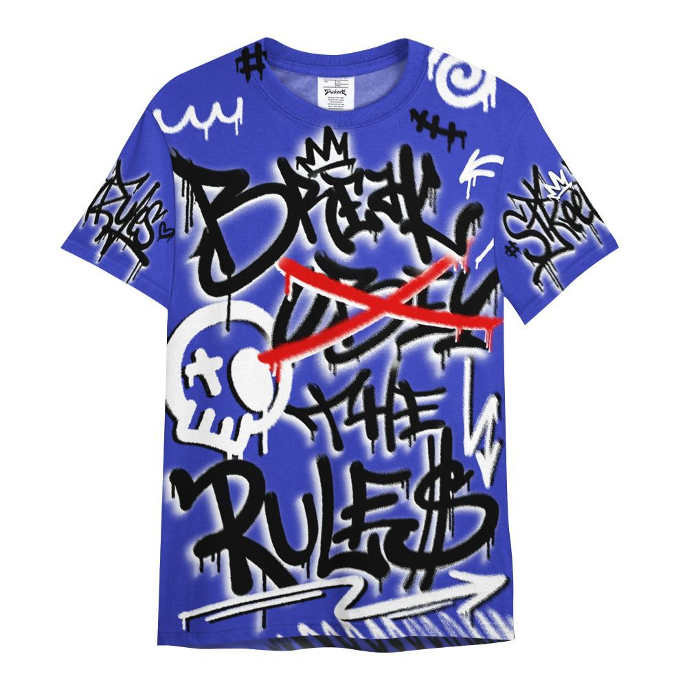 Shirt To Match Retro Black Concord 12s - Break Rules Streetwear All Over Print