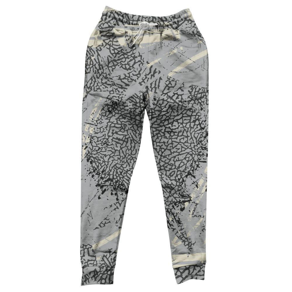 Sweatpant To Match Cement Grey 3s - Nonobjective All Over Print