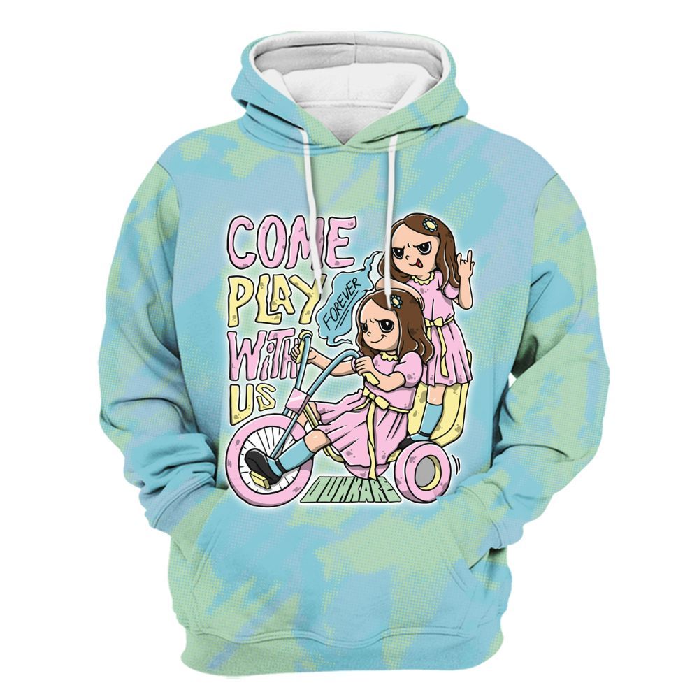 Hoodie To Match SB Dunk Low Visty - Come Hangout Halloween Abstract Halftone All Over Print