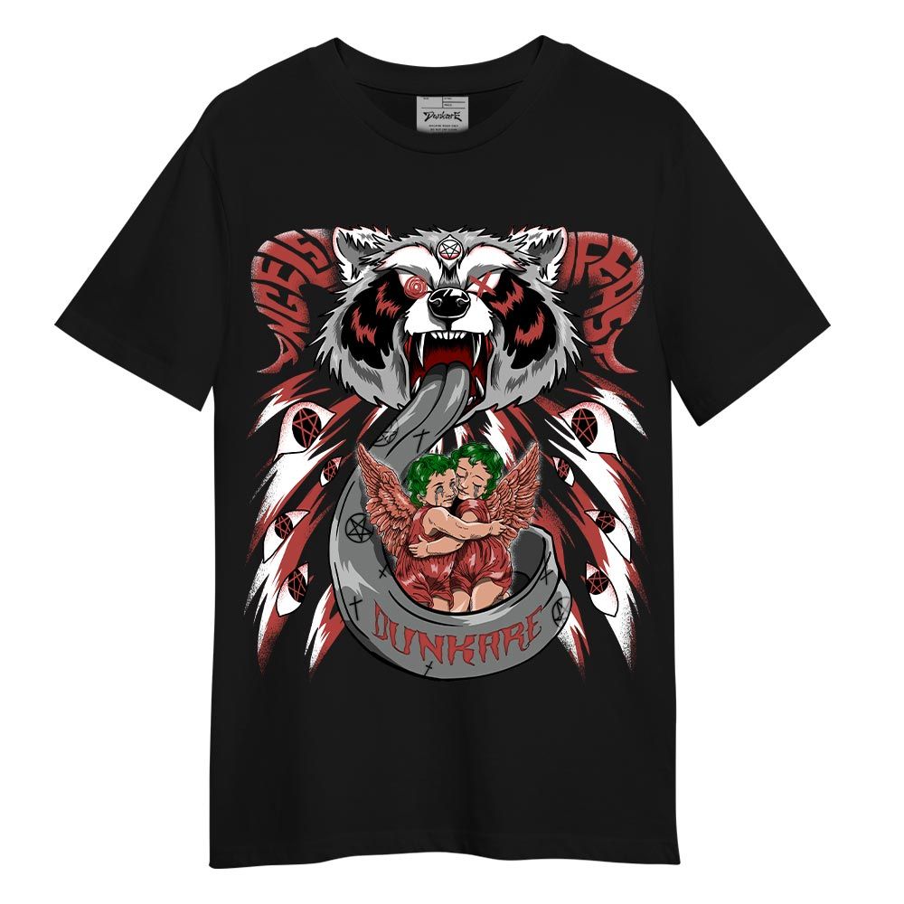 Shirt To Match Shirt Angels Feast Raccoon, Dune Red 13s, To Match Sneaker Dune Red 13s DNY