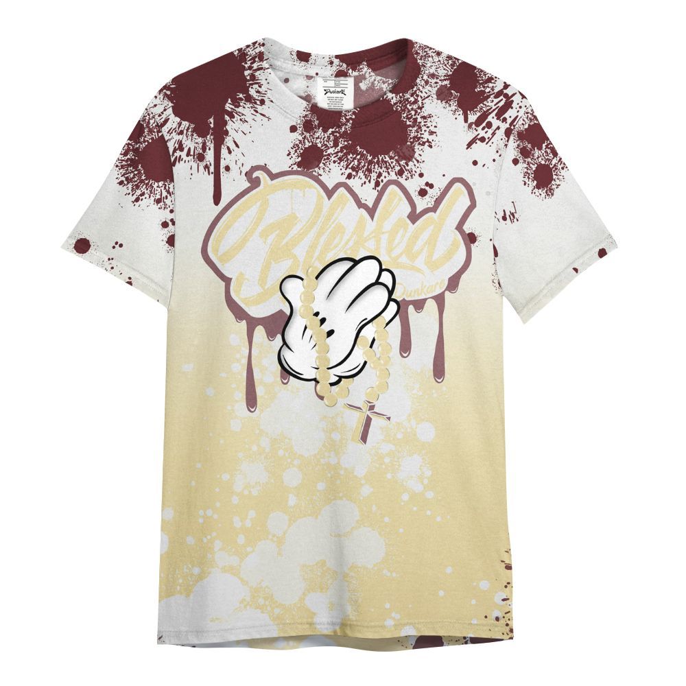 Shirt To Match Women Phantom 12s - God Blessed Ink Drip All Over Print
