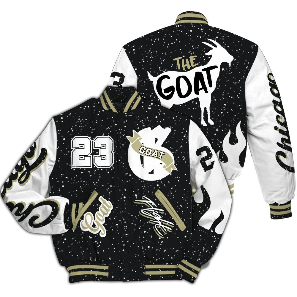 Varsity Jacket To Match Oreo 2026 6s - The G.O.A.T Streetwear All Over Print