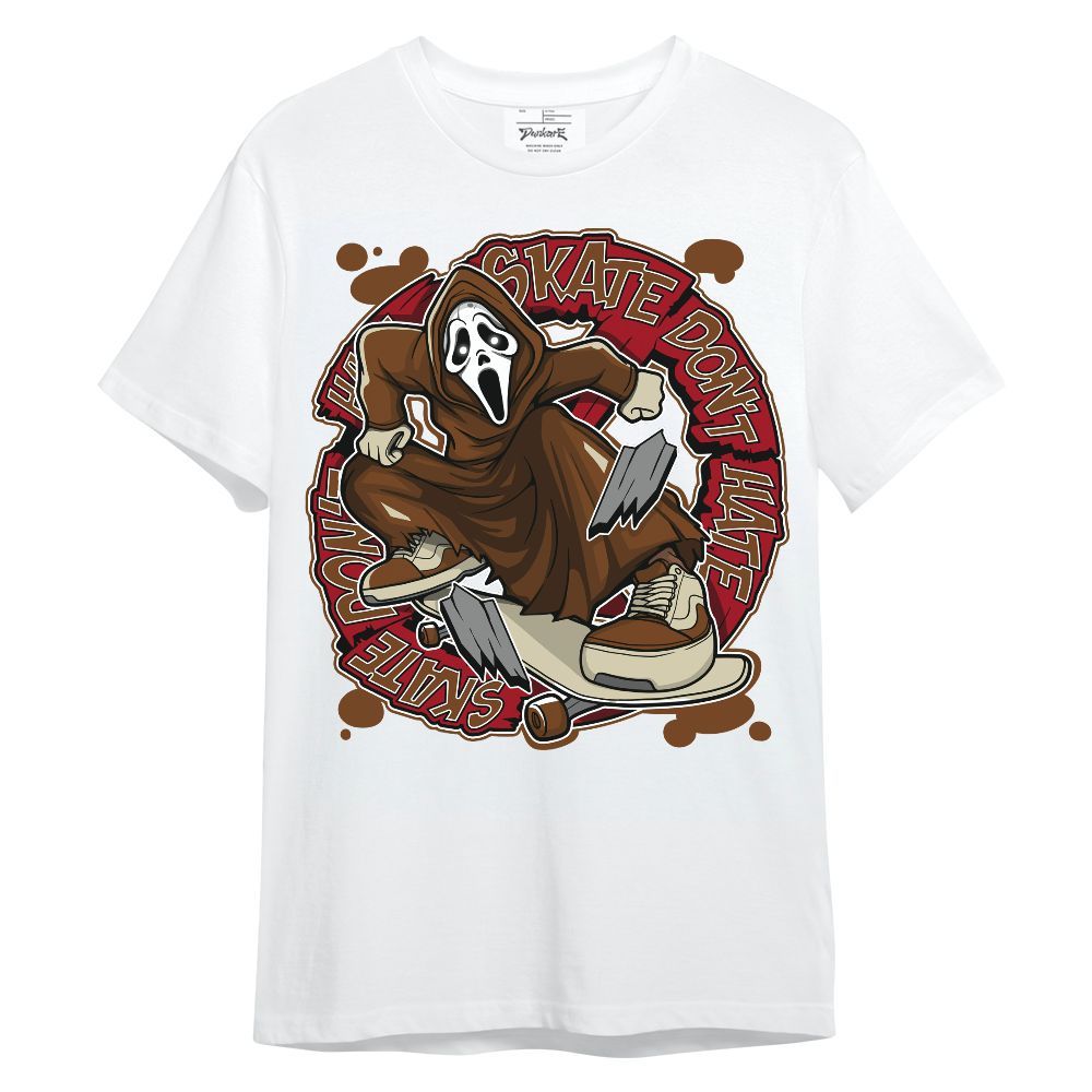 Shirt To Match Archaeo Brown 5s - Skate Don't Hate Halloween Graphic Unisex Shirt