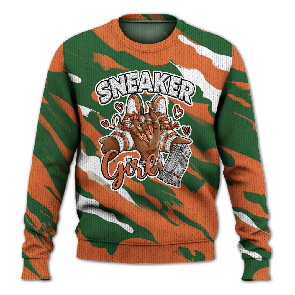 Knitted Sweater To Match Low Miami 5s - Sneakerz Girlz Colored