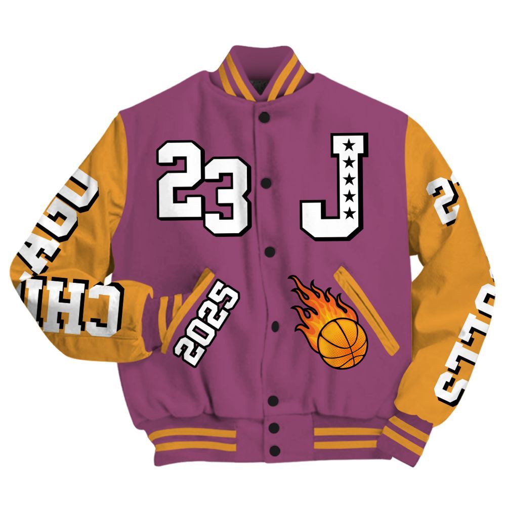 Varsity Jacket To Match High OG Brotherhood 1s - Chicago 23 Basketball All Over Print