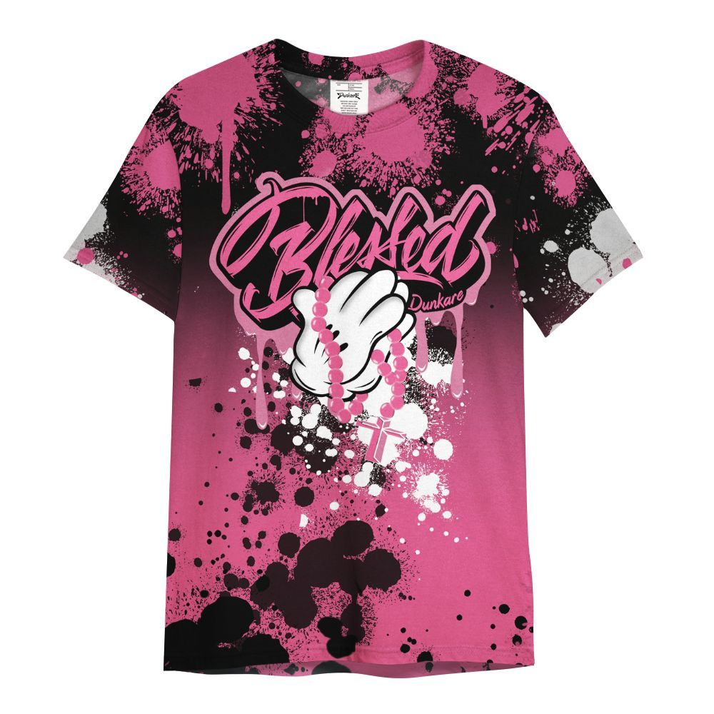 Shirt To Match Air Max SNDR Hyper Pink - God Blessed Ink Drip All Over Print