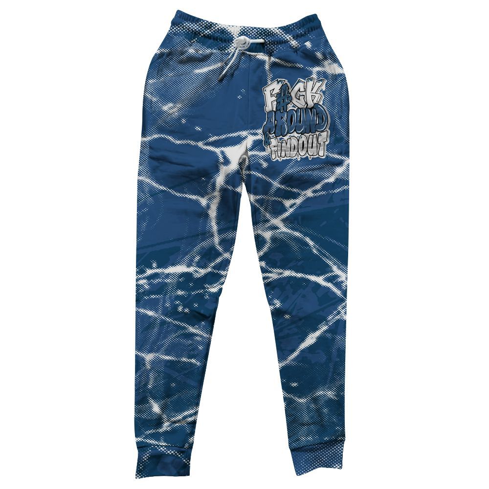 Sweatpant To Match High OG Midnight Navy 1s - F Around Find Out Graphic Profound All Over Print