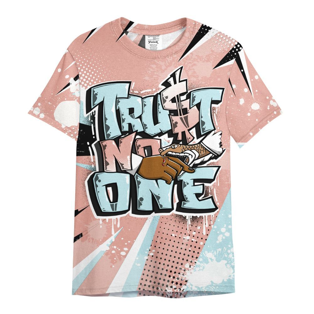 Shirt To Match Dunk Low Glacier Arctic - Poly Trust No One Dripping All Over Print