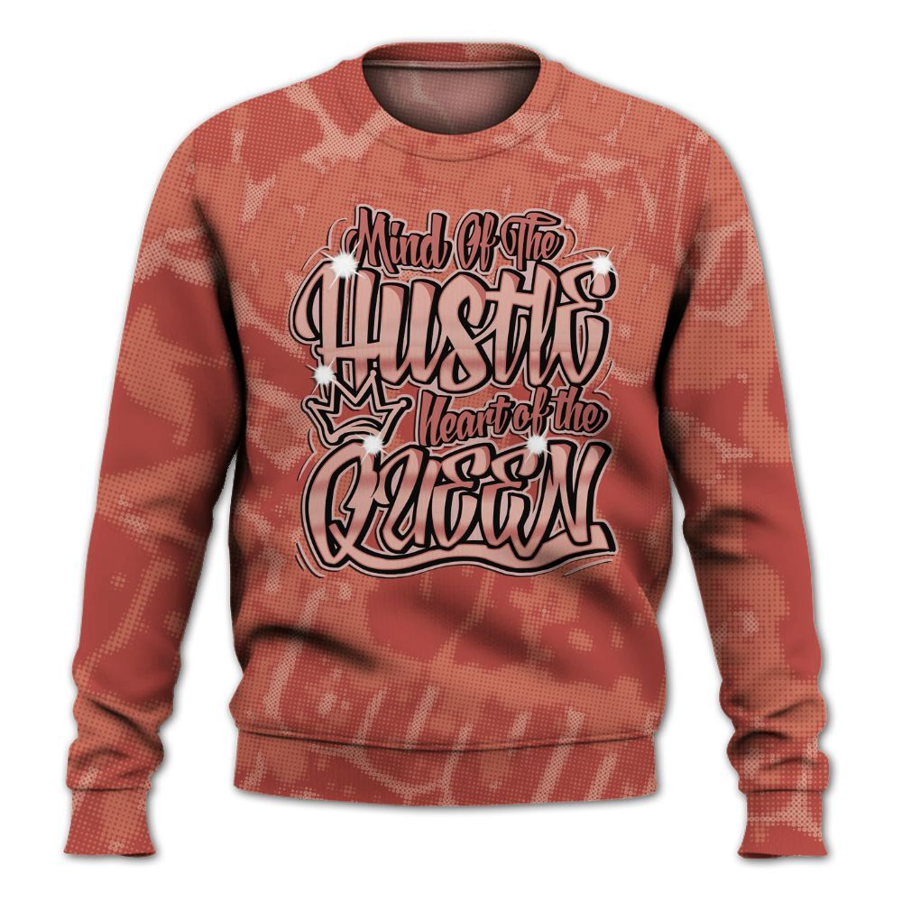 Sweatshirt To Match Dune Red 13s - Hustles Heart Queens Street All Over Print