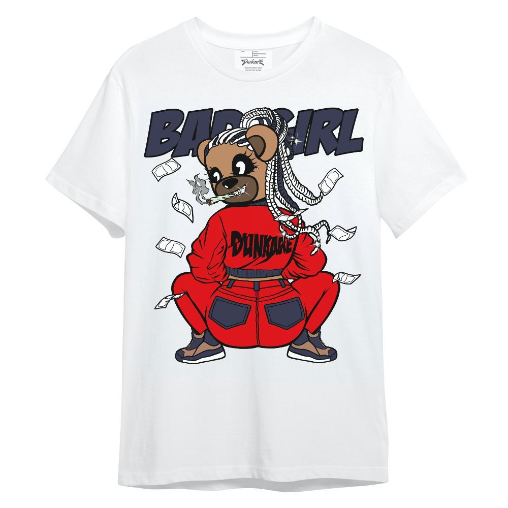 Shirt To Match Low OG Howard Bison 1s - Rebellious Girl Bear Unisex Shirt