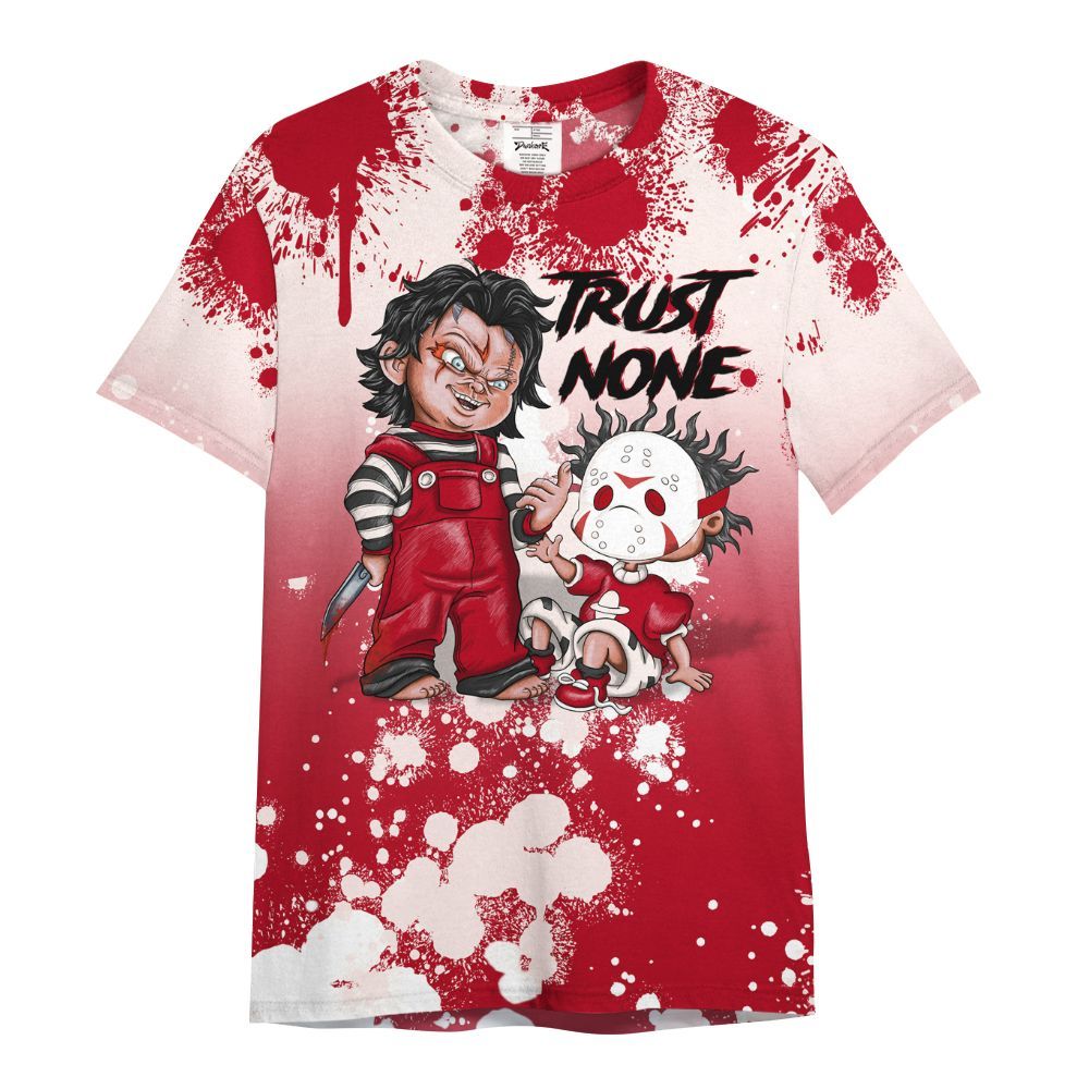 Shirt To Match Nails & Grails 1s - Trust No One Scary All Over Print