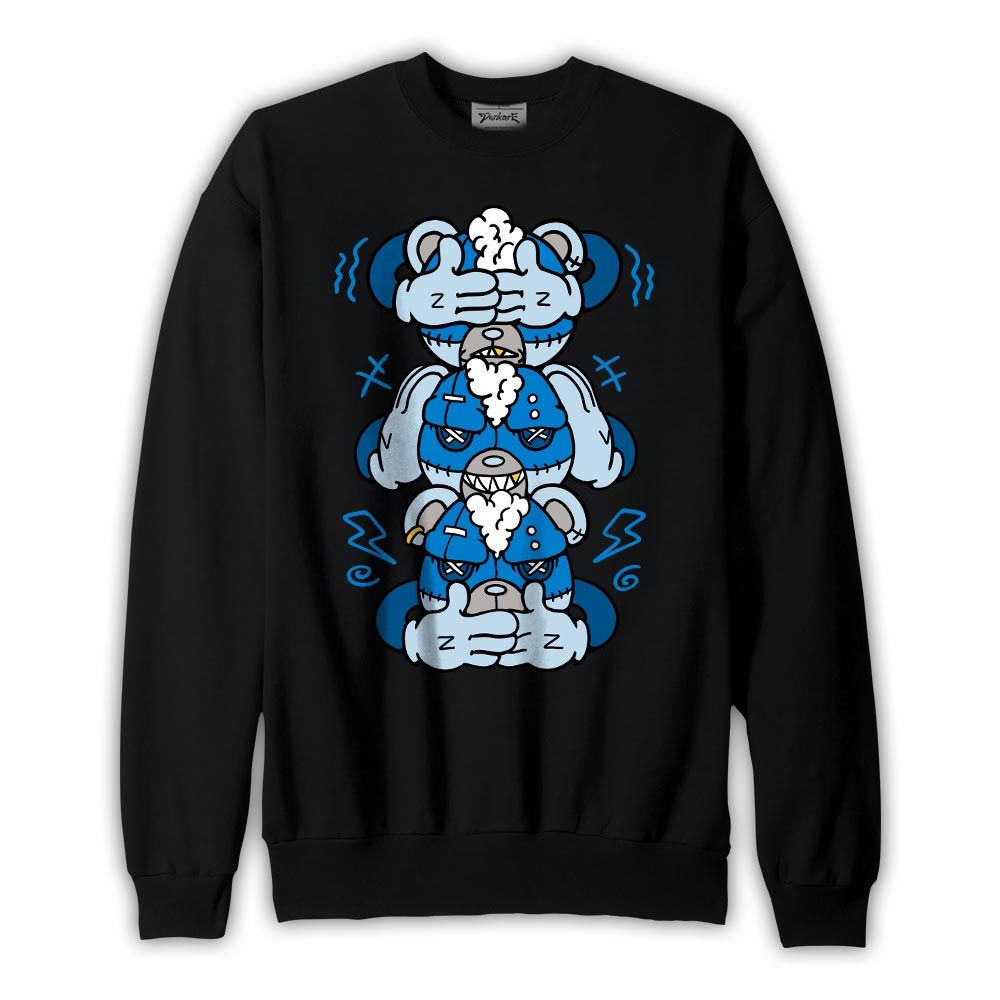 Sweatshirt To match Industrial Blue 4s Sweatshirt - Wisdom Hugz Graphic