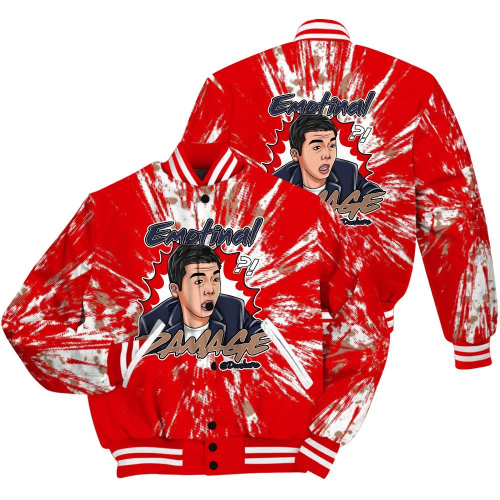 Varsity Jacket To Match Low OG Howard Bison 1s Shirt - Damaged Meme Shirt Unisex Outfit All Over Print