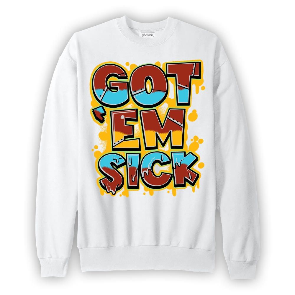 Sweatshirt To match SB Dunk Di'Orr Greenwood Sweatshirt - Gotten 'Em Sick Graphic Graphic
