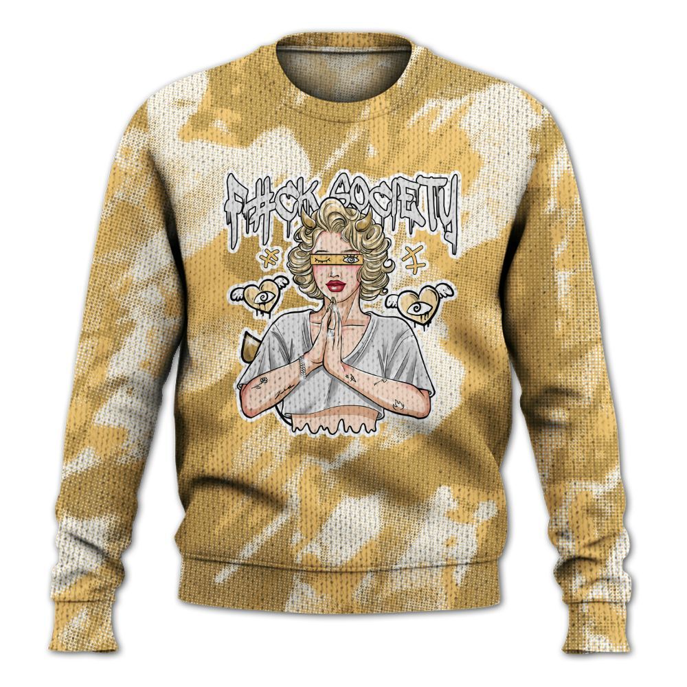 Knitted Sweater To Match Craft Paris 6s - F#ck Xociety Halftone