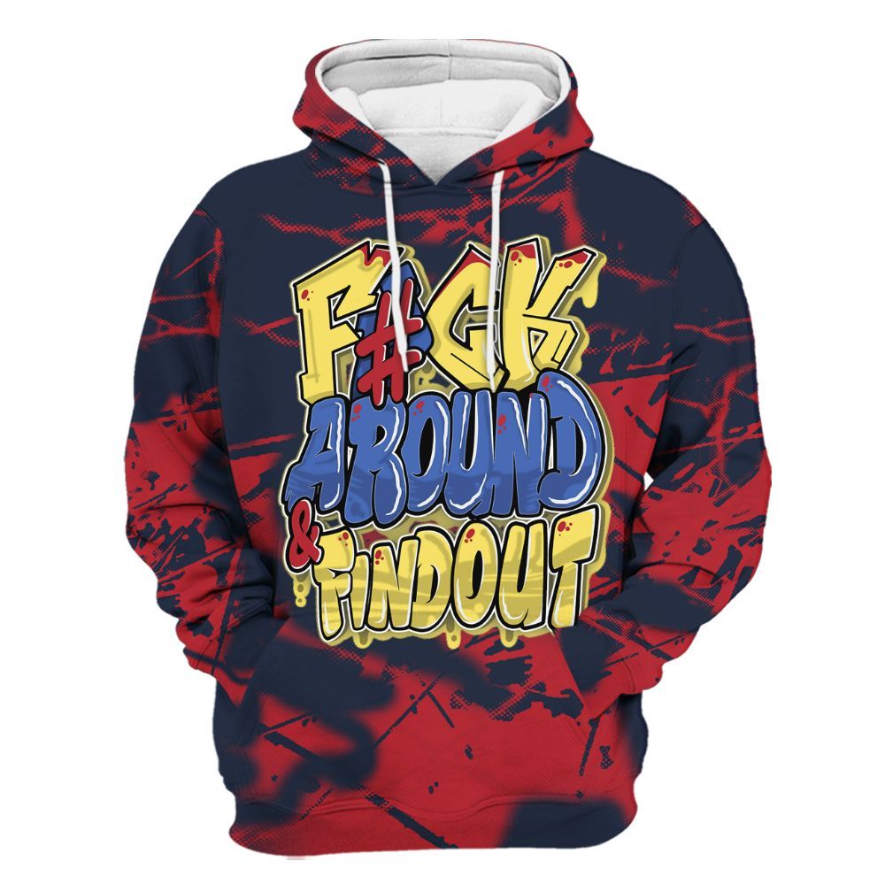 Hoodie To Match Dunk Low COJP What The 2024 - F Around Find Out Graphic Profound All Over Print
