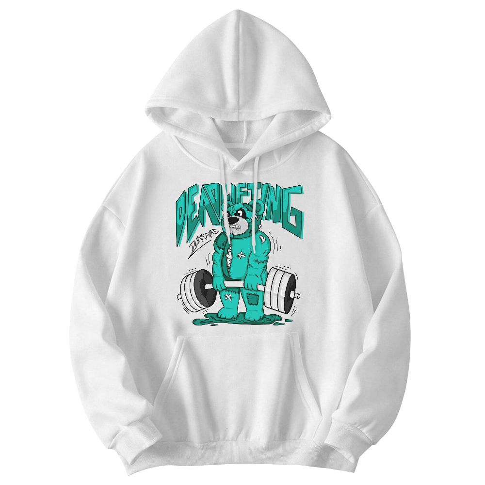 Sweatshirt To Match Dunk Low Clear Jade - Deadlifting Bear Graphic