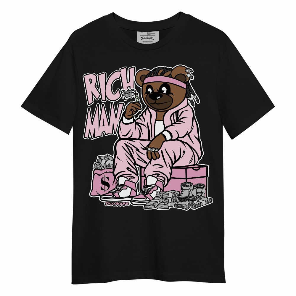 Shirt To Match Orchid 4s - Rich Man Bear Unisex Shirt