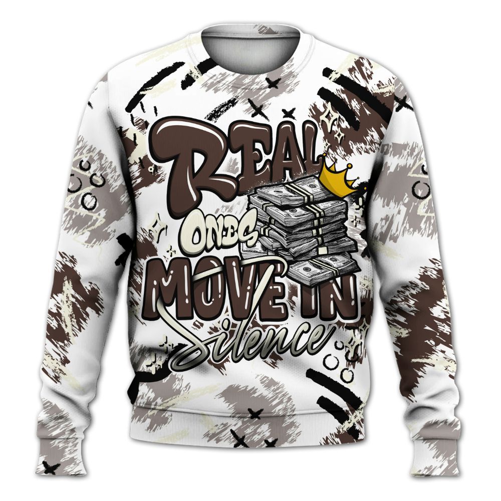 Sweatshirt To Match SoleFly Cafecito 12s - Real Ones Move In Streetwear All Over Print