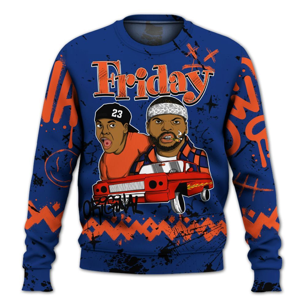 Sweatshirt To Match Suede GS League - Friday Sneaker Crayon All Over Print