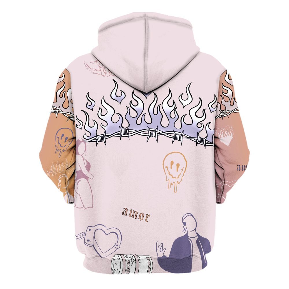 Hoodie To Match Book Sunrise 1s - Snake Trust No One All Over Print