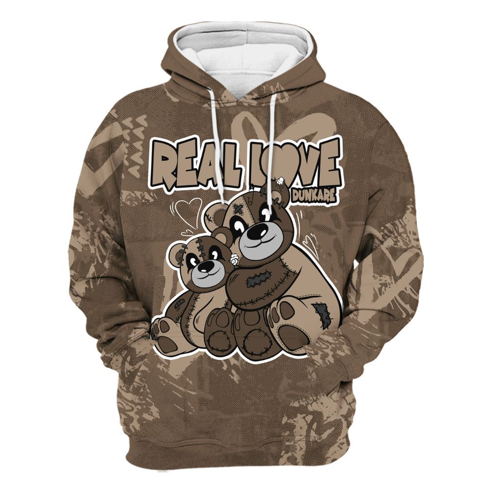 Hoodie To Match Dark Mocha Jack - Sincere Fondness Bear All Over Print
