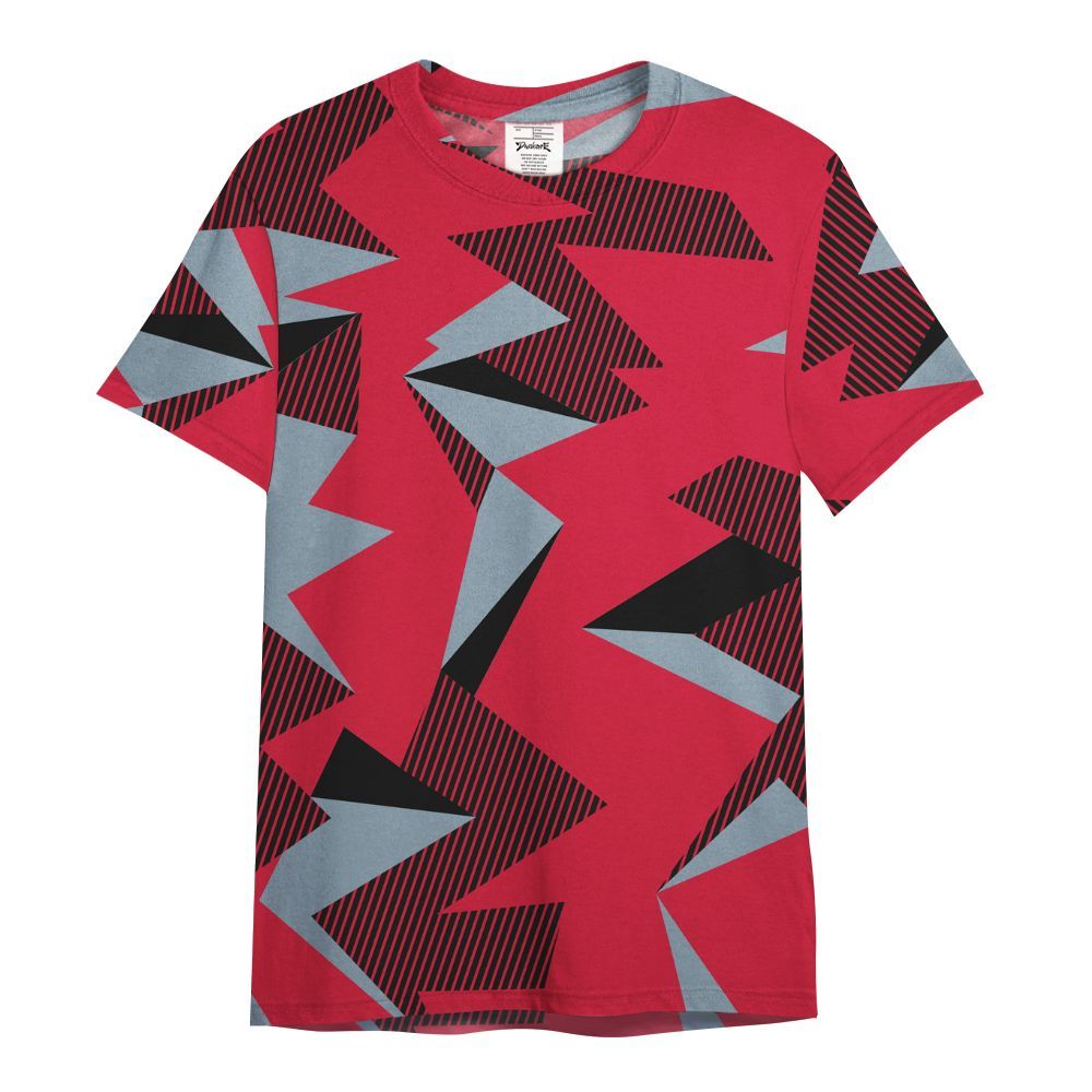 Shirt To Match Retro Infrared Salesman 6s - Geometric Camouflage Pattern All Over Print