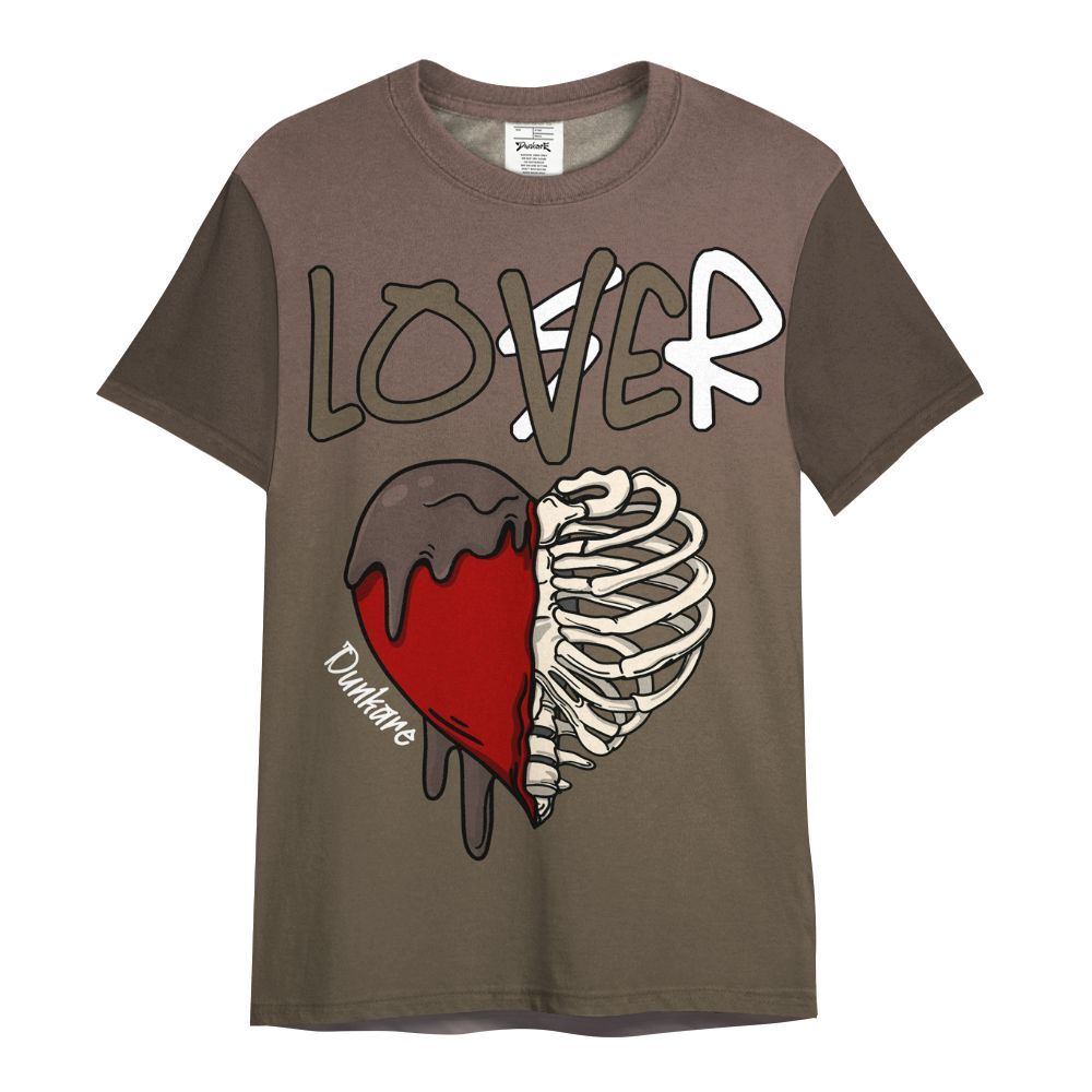 Shirt To Match AMM Dark Mocha 4s - Loser Lover Dripping All Over Print