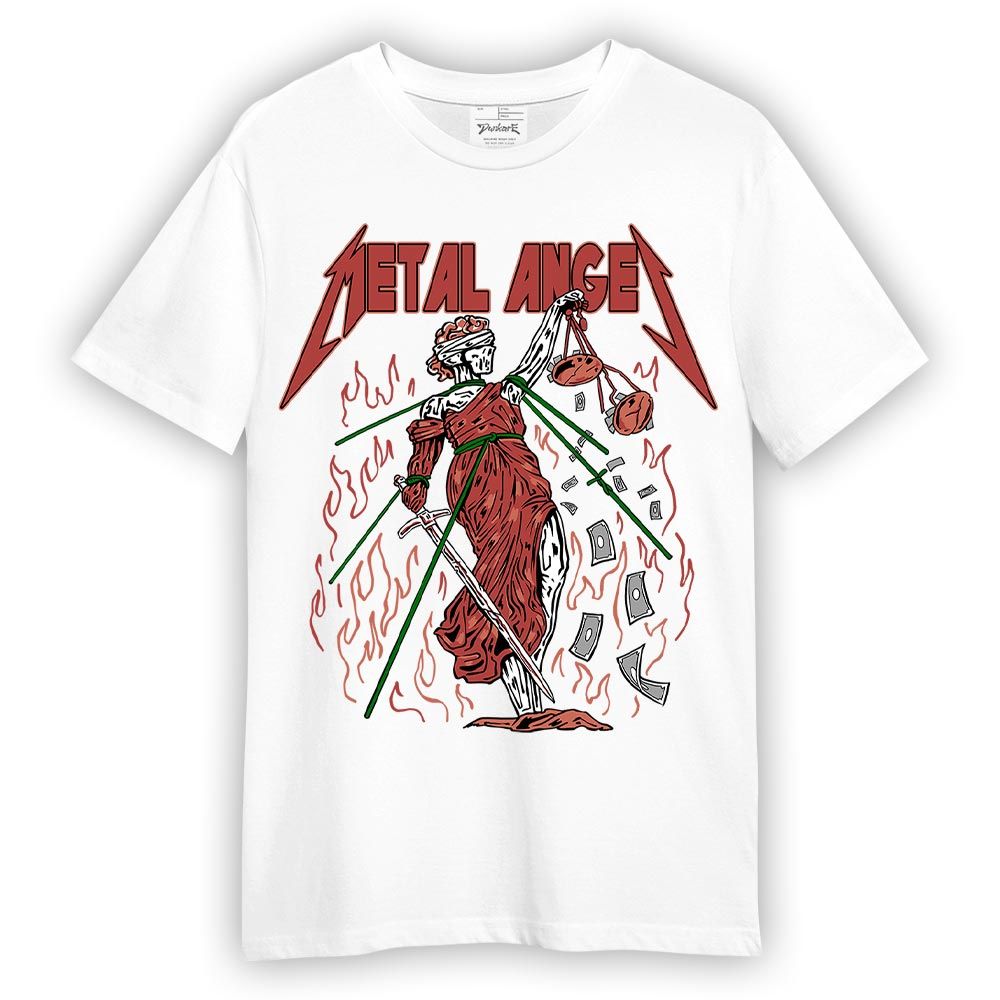 Shirt To Match Dune Red 13s - Metal Angel Skeleton Shirt Unisex