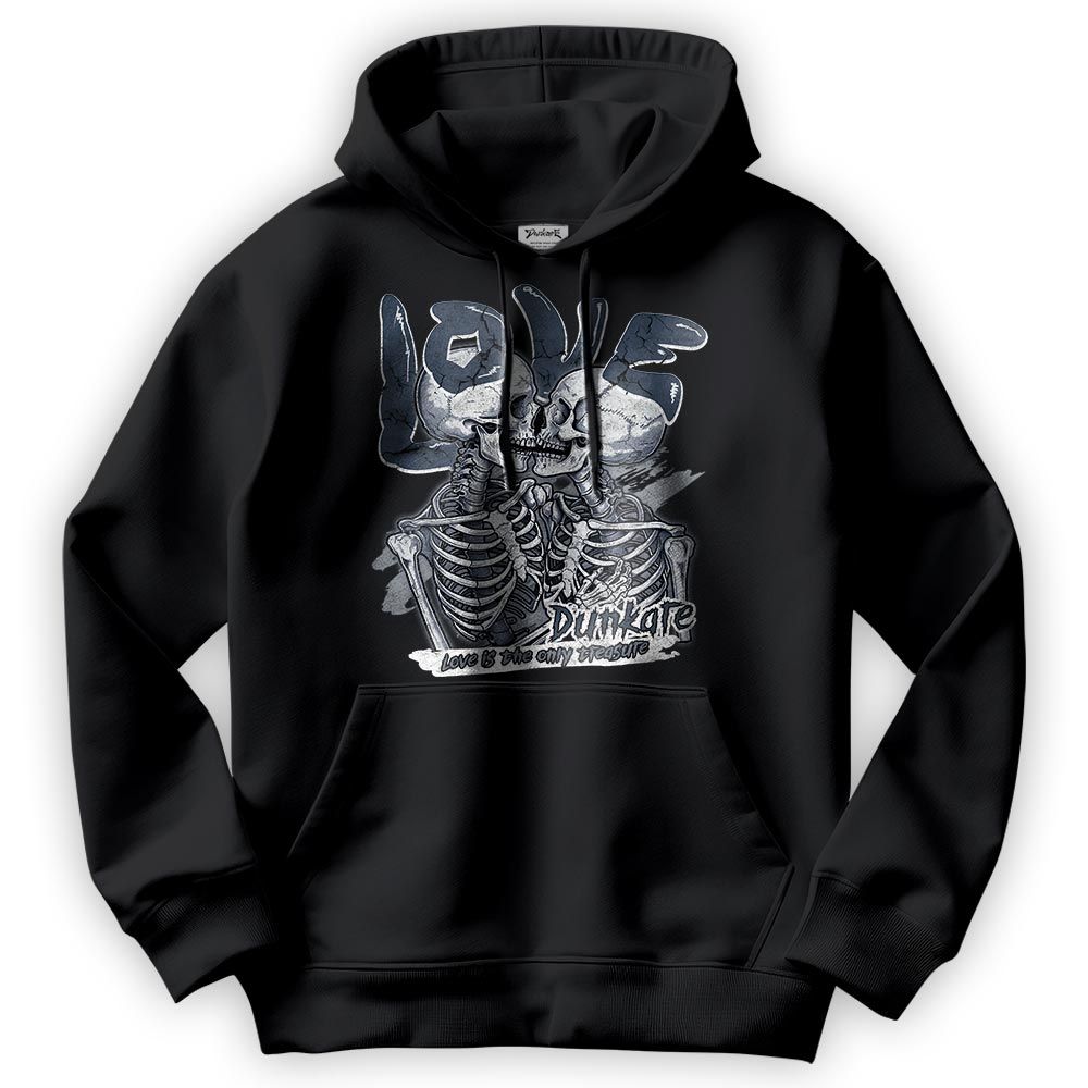 Sweatshirt To Match Low Diffused Blue 11s Hoodie - Skull Love Hoodie Unisex