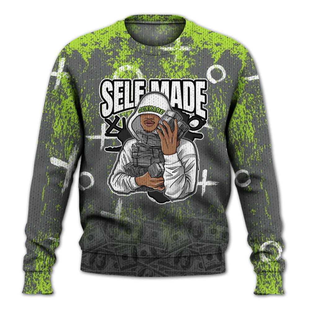 Knitted Sweater To Match Air Max 95 Neon - Selfmade Unique Drip