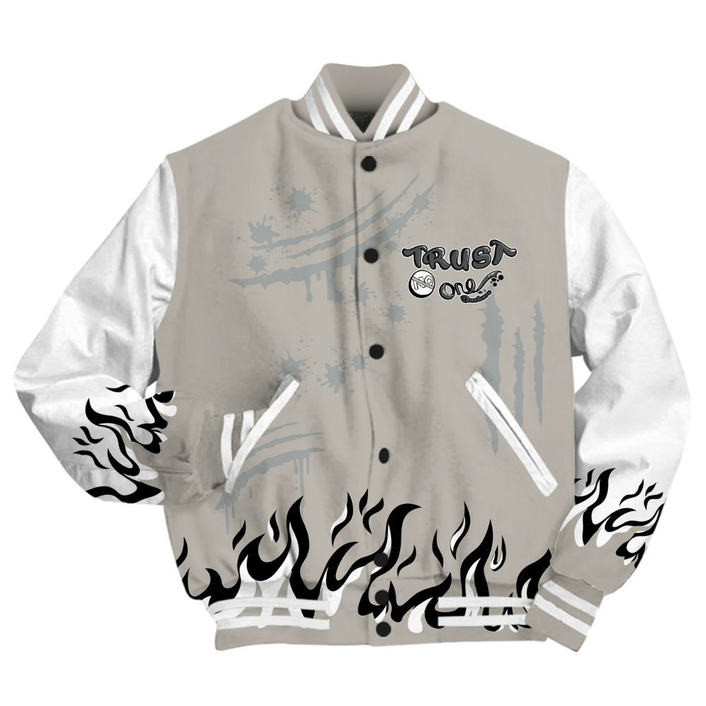 Varsity Jacket To Match Dunk Low Appears Oreo - Graphic Trust No One All Over Print
