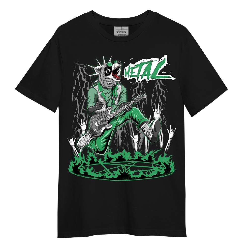 Shirt To Match Black Green Glow 3s T-- Punk Rock Raccoon T-Shirt Unisex