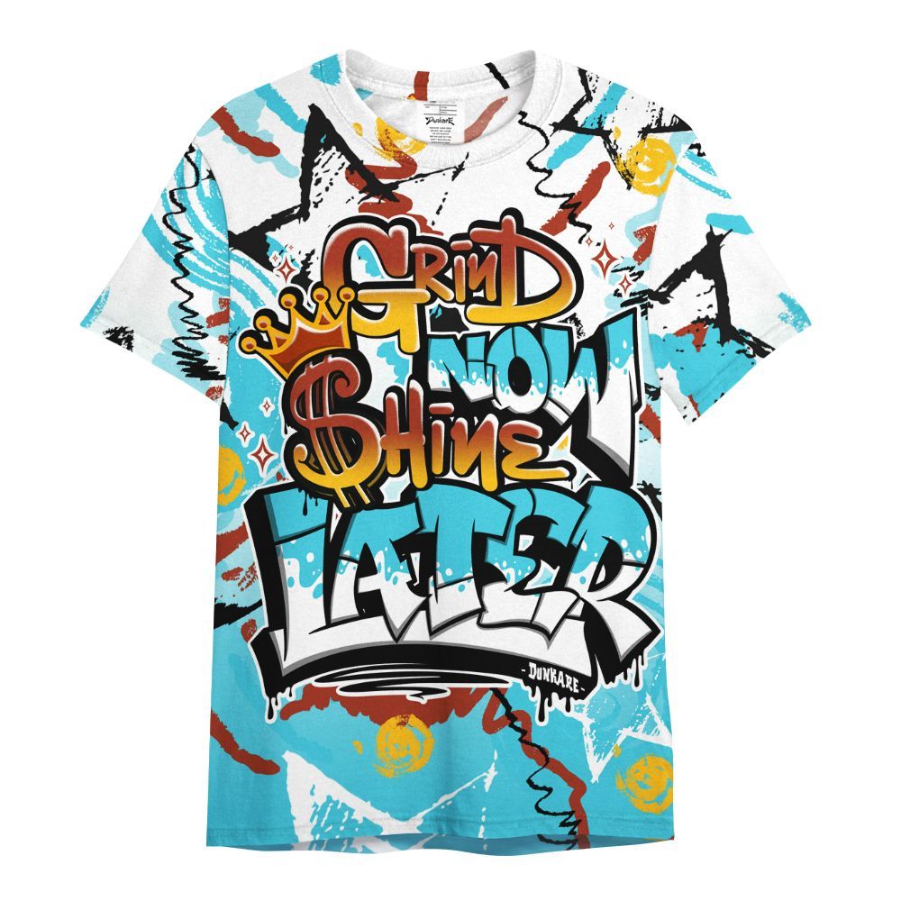 Shirt To Match SB Dunk Di'Orr Greenwood - Grind Shine Later Drip All Over Print