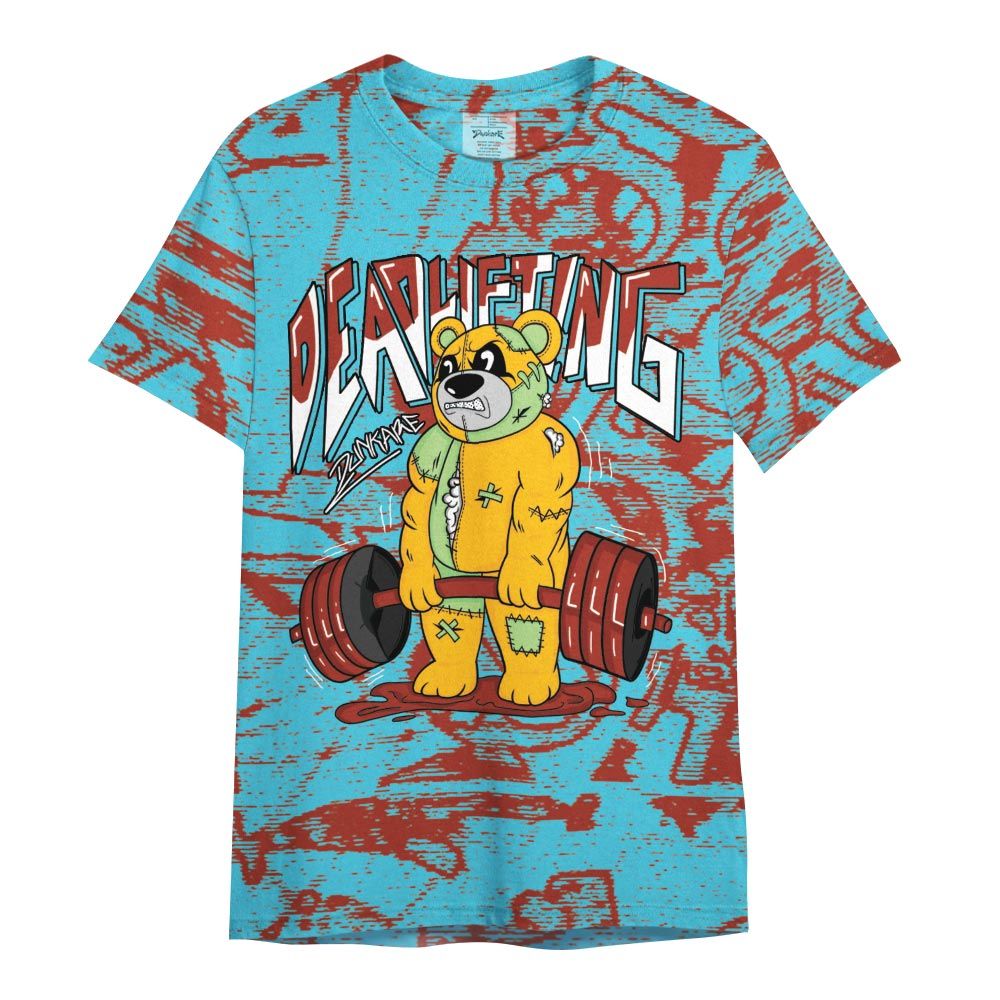 Shirt To Match SB Dunk Di'Orr Greenwood - Deadlifting Bear Avant-garde Shirt Unisex