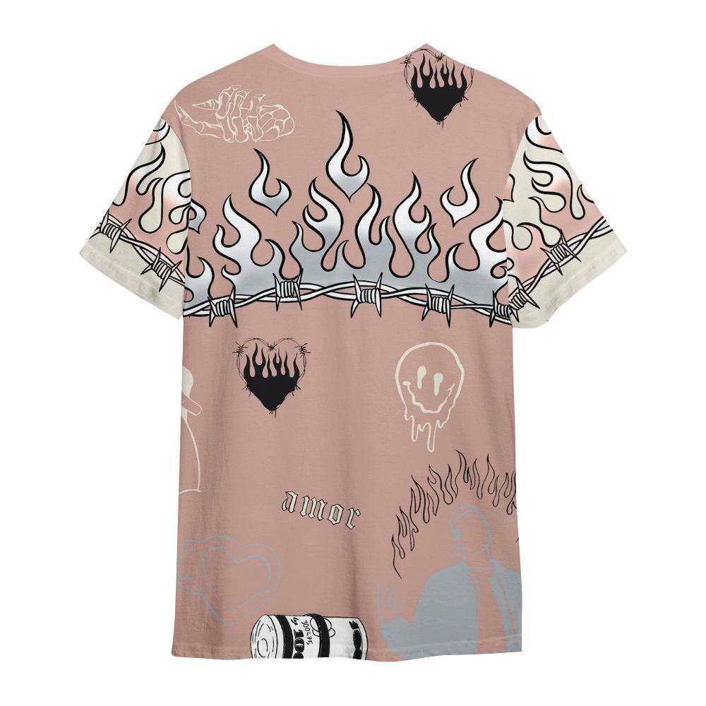 Shirt To Match Air Force Low 1 Arctic Orange - Snake Trust No One All Over Print