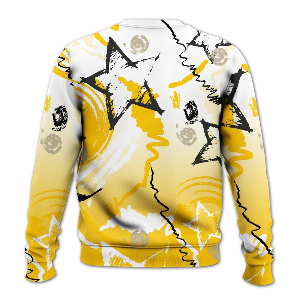 Sweatshirt To Match Vivid Sulfur 4s - Grind Shine Later Drip All Over Print