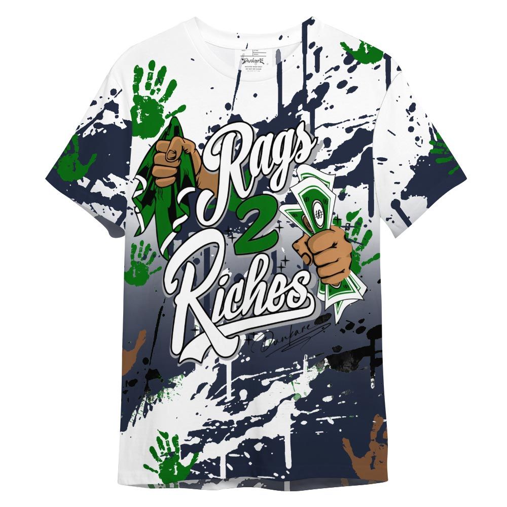 Shirt To Match Midnight Navy 13s - Rag 2 Riches Shirt Outfit 1505 NCT