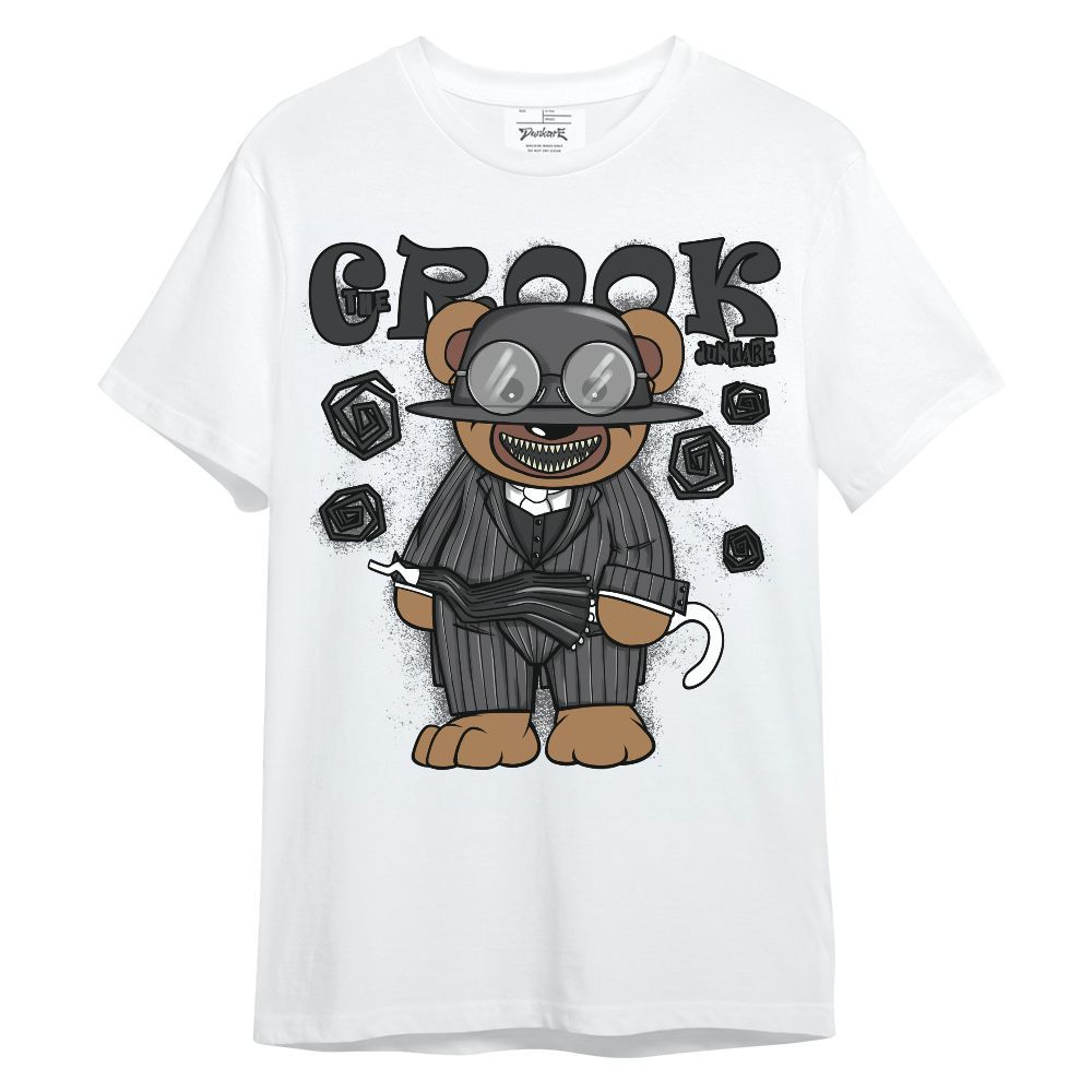 Shirt To Match White Thunder 4s - Swindler Bear Unisex Shirt