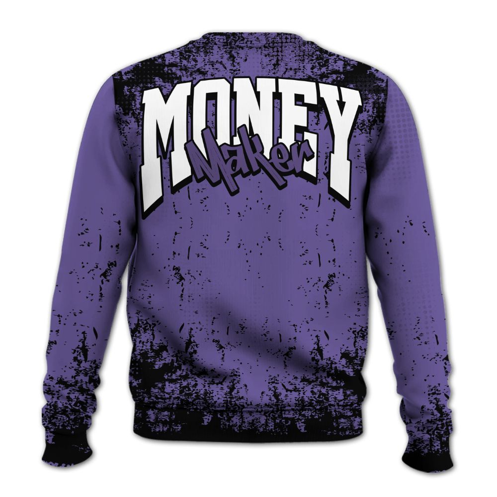 Sweatshirt To Match Book Sunset 1s - Move In Silence Money Street Retro All Over Print