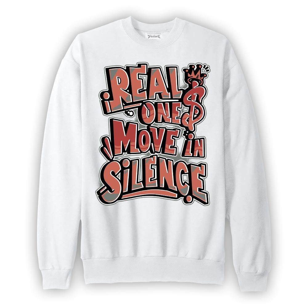 Sweatshirt To match Dune Red 13s Sweatshirt - Ones Move In Silence Graphic Graphic