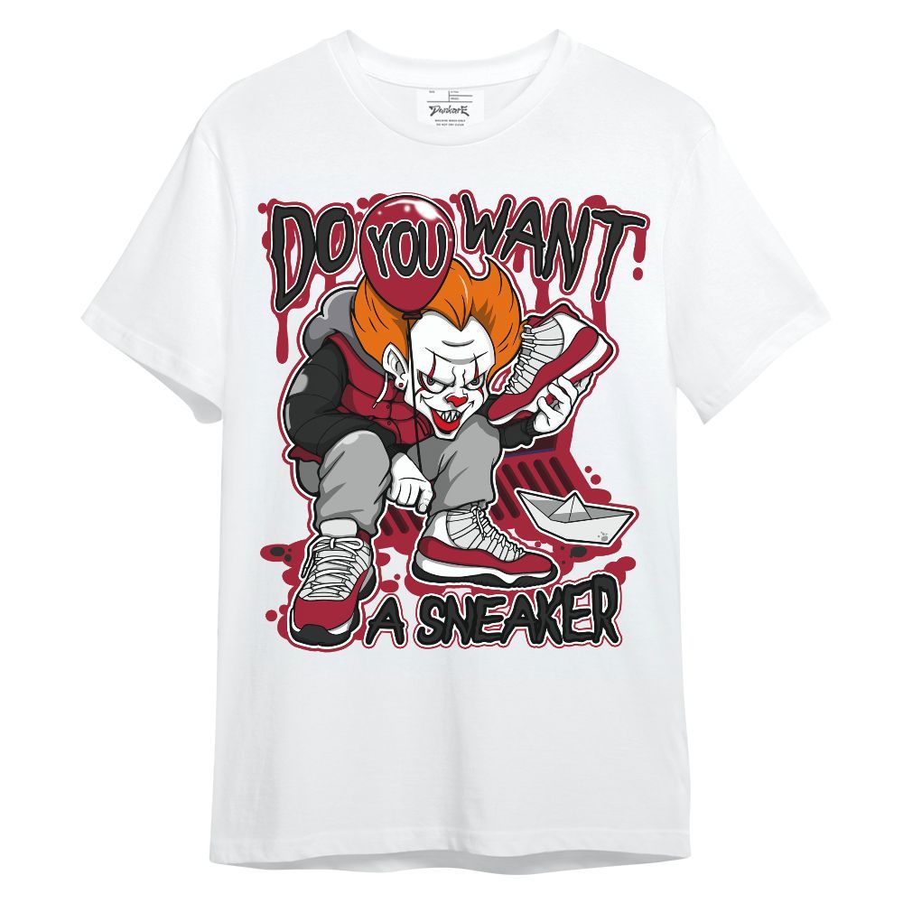 Shirt To Match High OG Black Toe Reimagined 1s - Clown Scary Sneakers Halloween Graphic Unisex Shirt