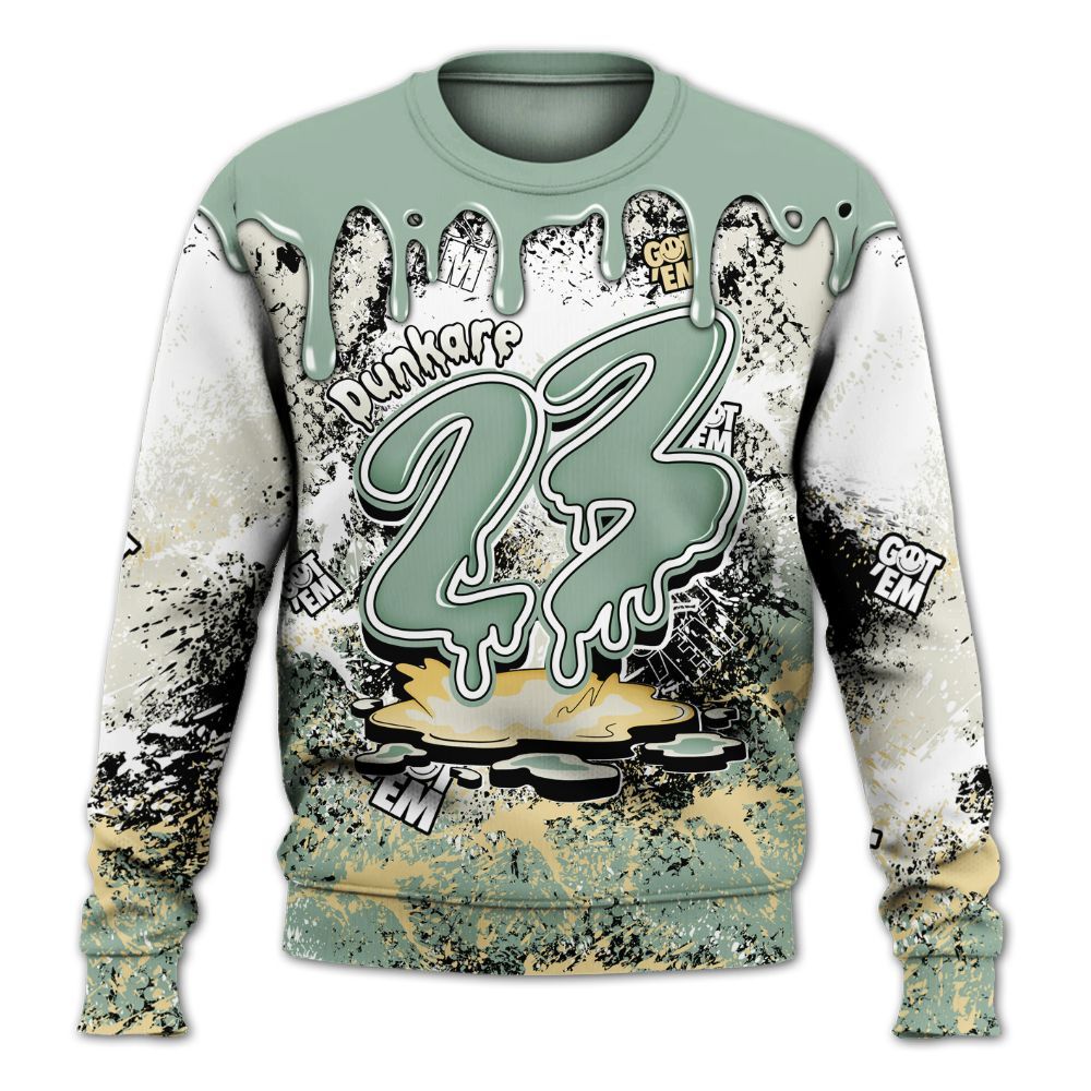 Sweatshirt To Match Joins Year Of The Snake 5s - Dripping 23 Drip All Over Print