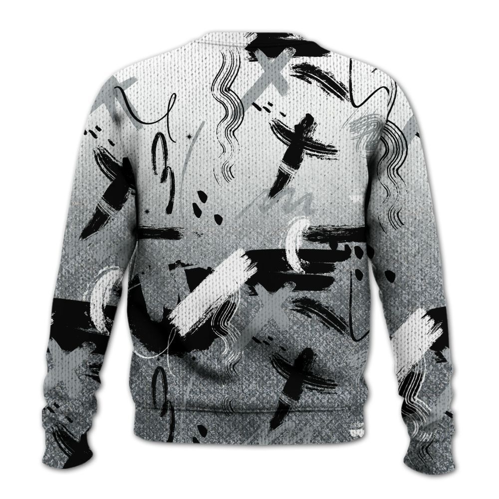 Knitted Sweater To Match Low CNY Year Of The Snake 11s - Money Hustle Grind Pray