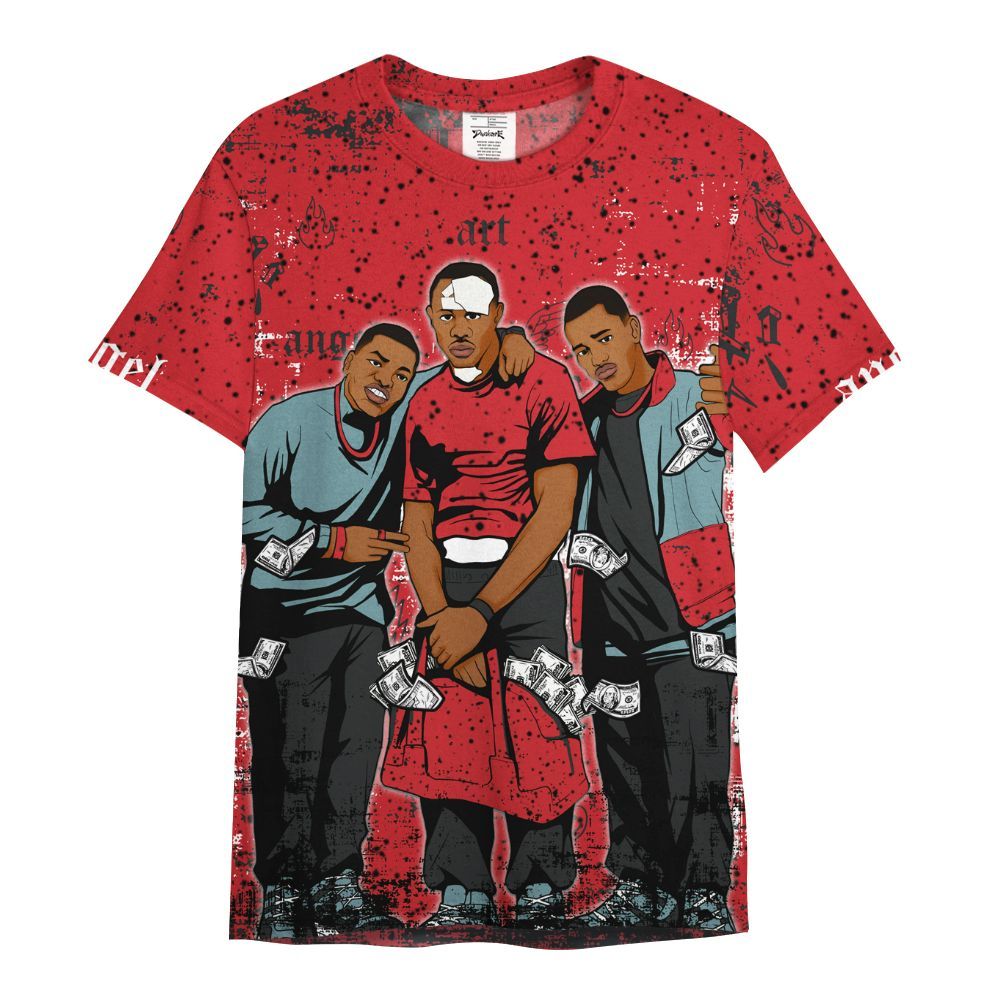Shirt To Match Retro Halloween 5s - Paid In Full Money All Over Print