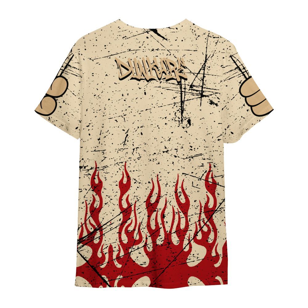 Shirt To Match Dunk Low Strawberry Waffle - Stand Business Graffiti All Over Print