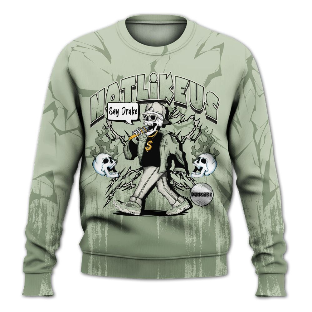 Sweatshirt To Match Seafoam Sail 4s - Don't Like Us All Over Print