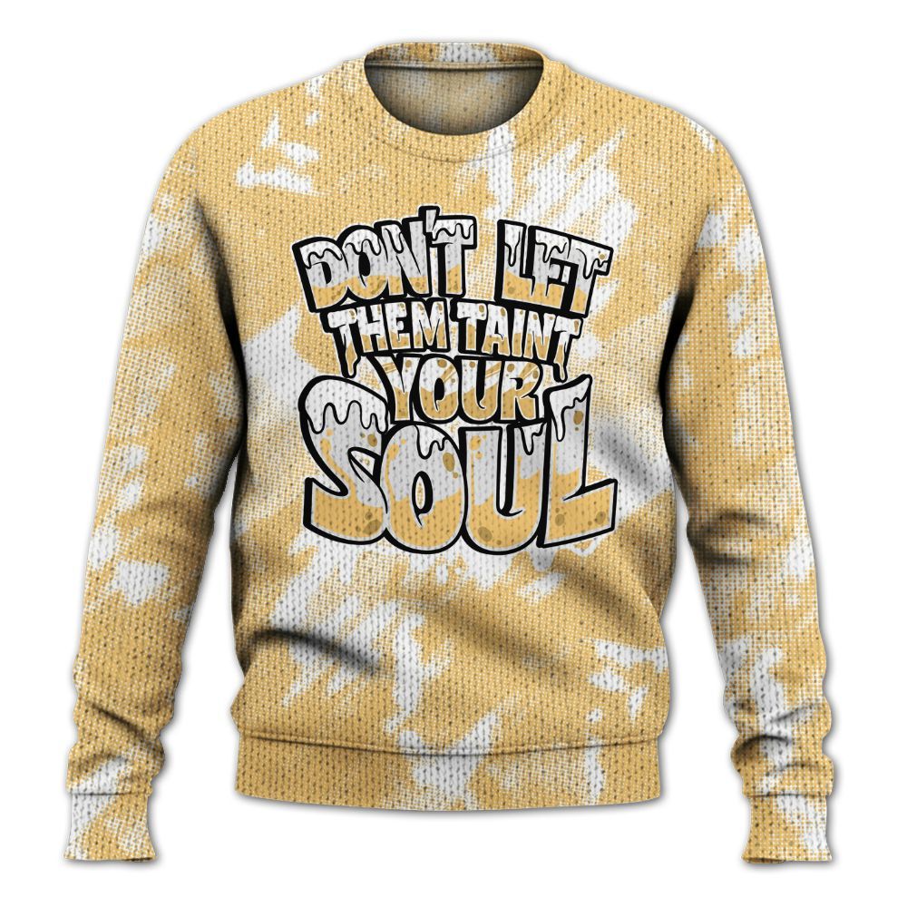 Knitted Sweater To Match Craft Paris 6s - Never Taint Your Soul Shirt Unisex Oufit