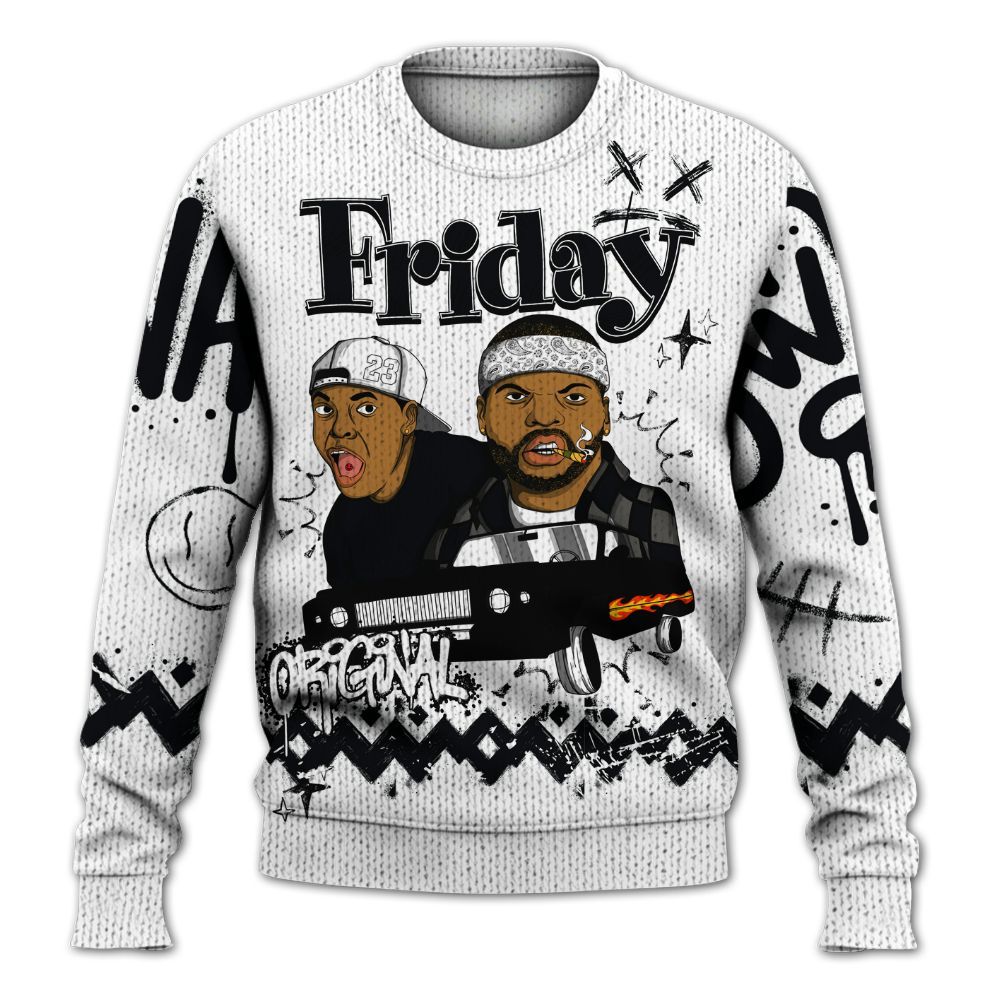 Knitted Sweater To Match Kobe 9 Elite Protro Halo - Friday Sneaker Crayon